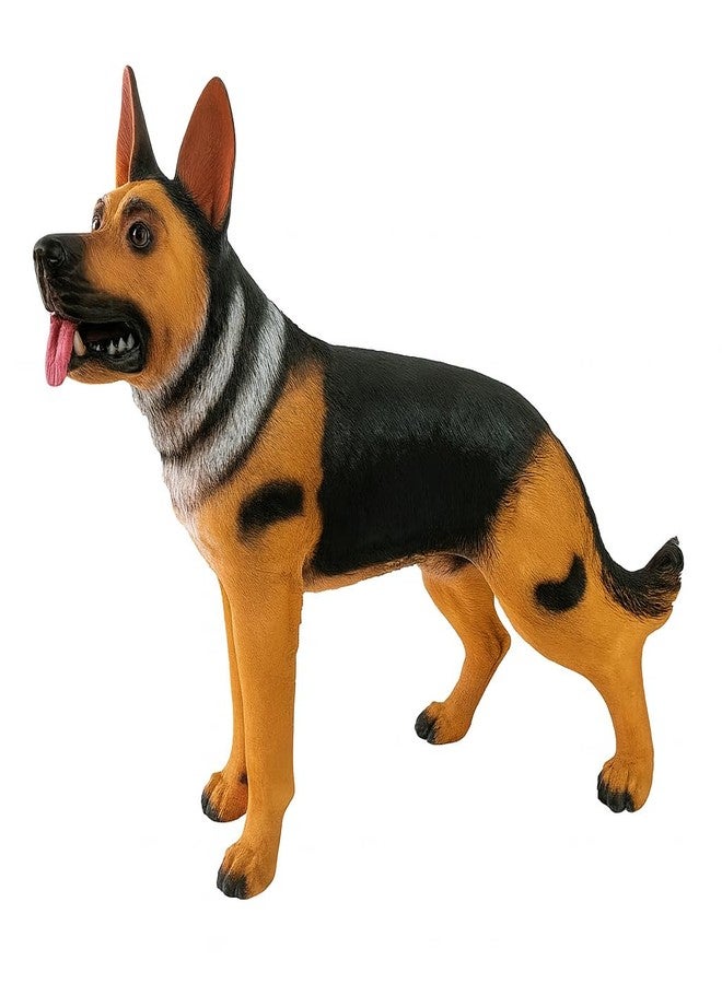 DTR Creation German Shepherd Dog Toy | 45 cm Large Realistic Dog Figure | Big Animal Toy for Kids | Educational & Fun Pet Toy Gift for Boys & Girls - Image 1